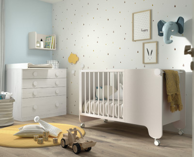 Lit bébé pour matelas de 120x60cm