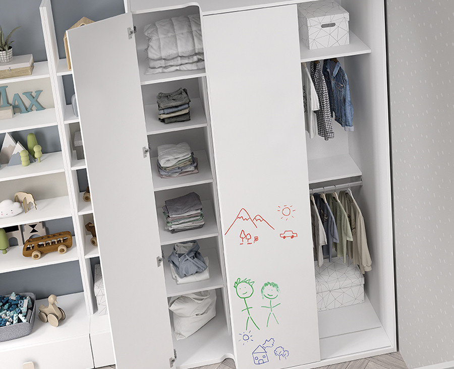 Armoire d'angle avec porte battante - UNNIQ Habitat