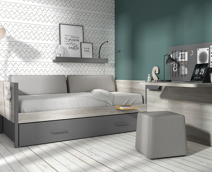 Chambre Avec Canape Lit Bureau Avec Panneau Magnetique Et